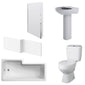 Melbourne 1600mm L Shape Shower Bathroom Suite