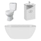 Melbourne Freestanding Ashford Vanity Double  Ended Bath Suites - 1700 x 750