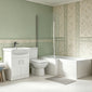 Melbourne Vanity 1700mm L Shape Shower Bathroom Suite