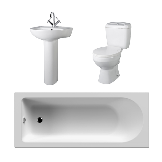  Crystalline Complete Bathroom Suite 1500 x 700 Various Options