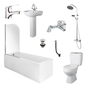 Crystalline 1700 Complete Shower Bathroom Suite