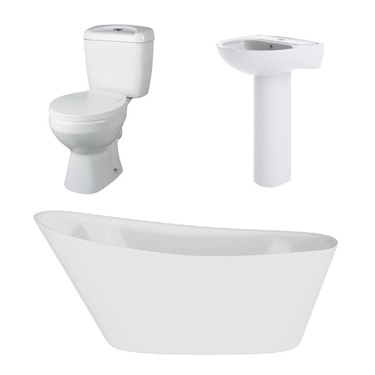  Melbourne Freestanding Serenity Slipper Bath Suites - 1600 x 750