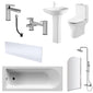 Misirlou Complete Shower Bathroom Suite - 1700x700