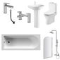 Misirlou Complete Shower Bathroom Suite - 1700x700