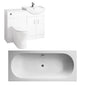 Misirlou Foundation Straight Double Ended Bath Suites 1800 x 800 with Vanity & WC