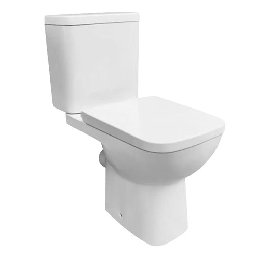  Moreton Square Rimless Close Coupled Toilet & Soft Close Seat - welovecouk