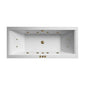 Quadra 1700 x 700 Whirlpool & Hydrotherapy Spa Bath