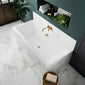 Hudson Reed Tec Single Lever Wall Mounted Basin Bath Filler - Brushed Brass - welovecouk