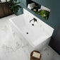 Hudson Reed Tec Single Lever Wall Mounted Basin Bath Filler - Matt Black - welovecouk