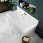 Nuie Asselby Square Double Ended Bath 1800 x 800mm - White - welovecouk