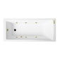 Square Single Ended Whirlpool Hydrotherapy SPA Bath 1600 x 700mm