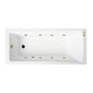 Square Single Ended Whirlpool Hydrotherapy SPA Bath 1600 x 700mm