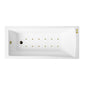 Square Single Ended Hydrotherapy Air SPA Bath - 1400 x 700mm