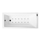 Square Single Ended Hydrotherapy Air SPA Bath - 1400 x 700mm