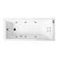Square Single Ended Whirlpool Hydrotherapy SPA Bath 1600 x 700mm - welovecouk