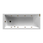 Thin Edged Single Ended Whirlpool Bath 1800 x 800mm - welovecouk