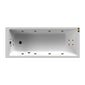 Thin Edged Single Ended Whirlpool Bath 1800 x 800mm - welovecouk