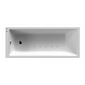 Thin Edged Single Ended Hydrotherapy Air SPA Bath - 1800 x 800mm