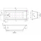 Owen & Oakes Select Single Ended Airspa Bath - 1700 x 700mm - welovecouk