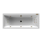 Thin Edged Double Ended Whirlpool Bath 1800 x 800mm - welovecouk