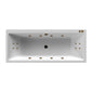 Thin Edged Double Ended Whirlpool Bath 1800 x 800mm - welovecouk