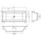 Owen & Oakes Select Double Ended 8 Jet Bath - 1800 x 800mm