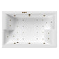 Luxus II Superdeep 1800 x 1200mm Whirlpool Bath - welovecouk