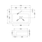 Square Semi Recessed Basin 570mm Wide - welovecouk