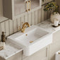 Square Semi Recessed Basin 570mm Wide - welovecouk
