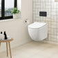 Freya Mid-Height  Concealed Cistern Frame Wall Hung Pan & Soft Close Seat - Square Plate