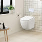 Freya Mid-Height  Concealed Cistern Frame Wall Hung Pan & Soft Close Seat - Square Plate