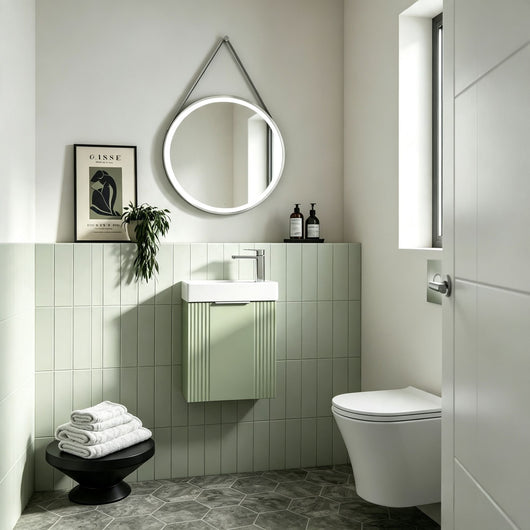  Nuie Freya Wall Hung Pan & SC Seat (PP) - White