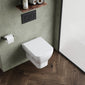Nuie Ava Wall Hung Pan & SC Seat  - White