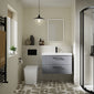 Nuie Orlen Rimless Back to Wall Toilet with Soft Close Seat