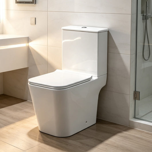  Nuie Orlen Rimless Close Couple Toilet with Soft Close Seat