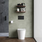 Nuie Round Rimless Back To Wall Pan & Soft Close Seat