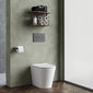 Nuie Round Rimless Back To Wall Pan & Soft Close Seat