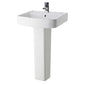 Bliss 1700mm P Shape Shower Bathroom Suite