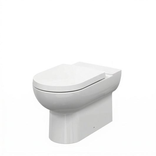  Nuie Isla Flush To Wall Cc Pan - White