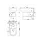 Nuie Isla Flush To Wall Cc Pan - White
