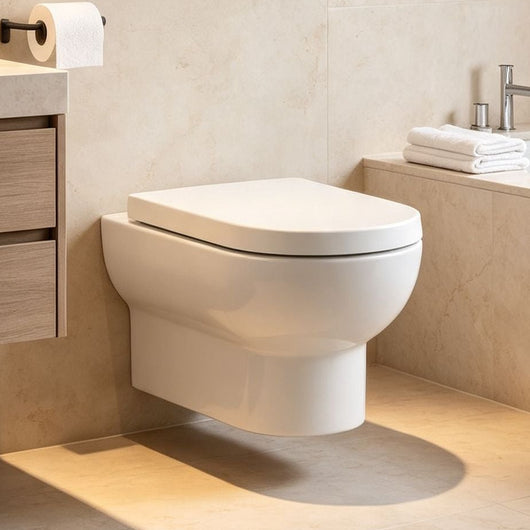  Nuie Isla Rimless Wall Hung Toilet pan only