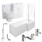 Nova 1500 L Shaped Complete Shower Bathroom Suite