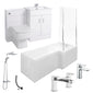 Nova 1500 L Shaped Complete Shower Bathroom Suite