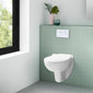 Melbourne Concealed Cistern Frames Wall Hung Pan - Square Plate