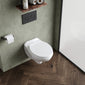 Round Wall Hung Toilet WC C/W Soft Close Seat