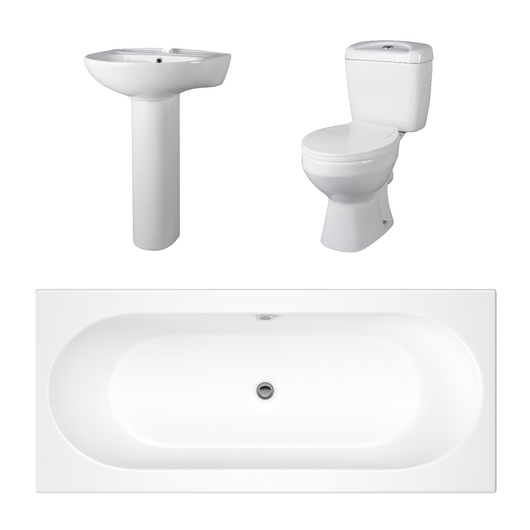  Harmony Foundation Straight Double Ended Bath Suites 1700 x 750