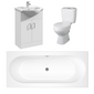 Melbourne Vanity Foundation Straight Double Ended Bath Suites 1700 x 700