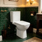 Moreton Square Rimless Close Coupled Toilet & Soft Close Seat