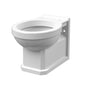 Hudson Reed Carlton Wall Hung Pan - White