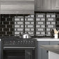 Metro Black Gloss Rectangle Ceramic Tiles